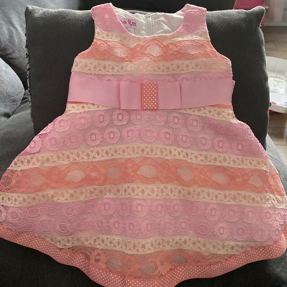 Pink/Coral lace dress